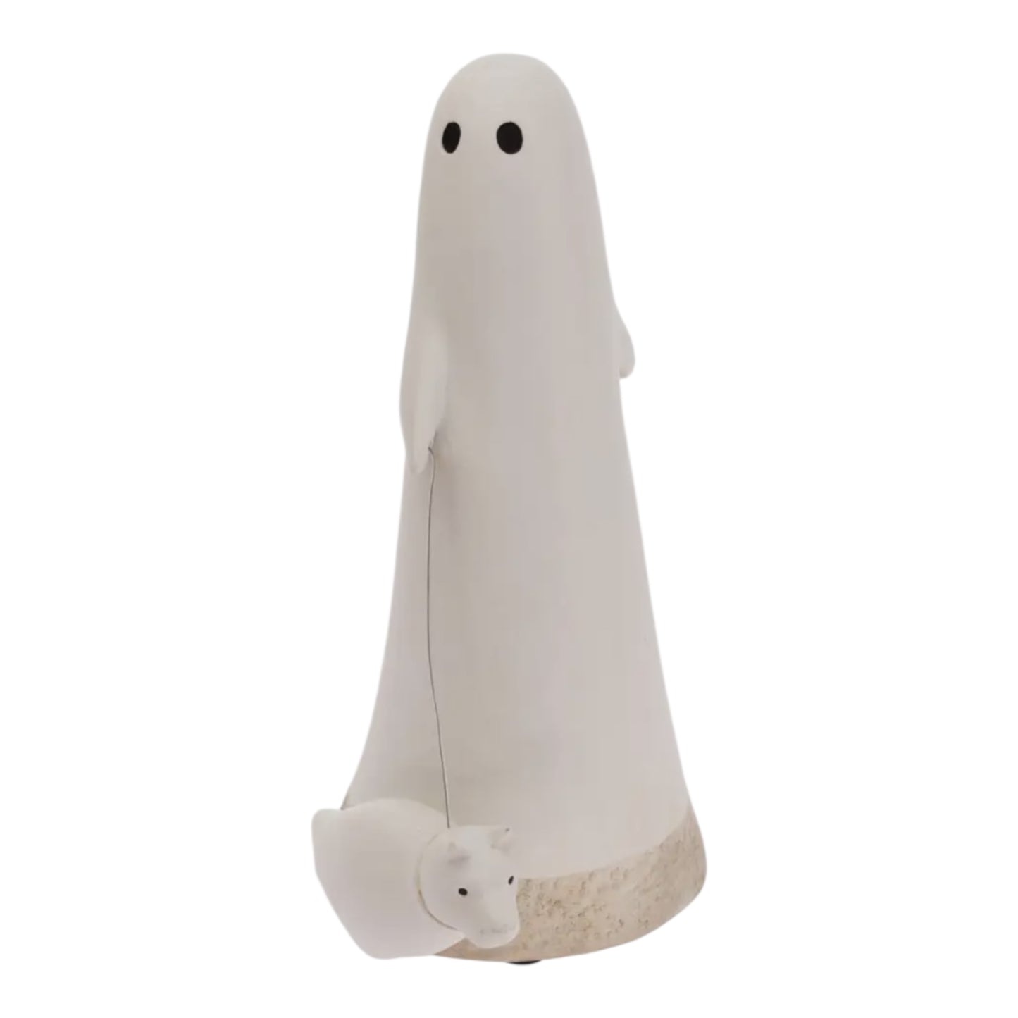Ghost Walking A Dog Tabletop Decor