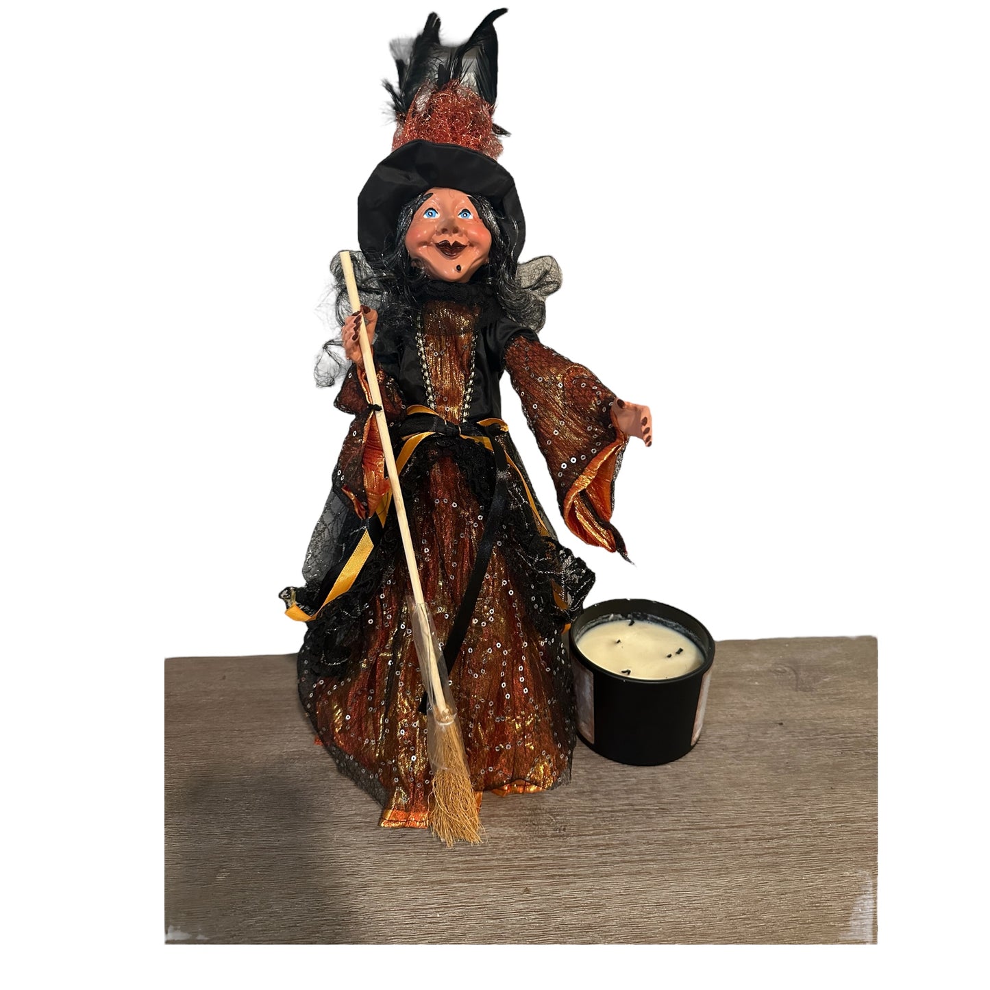 Large and Colorful Spooky Standing Witches